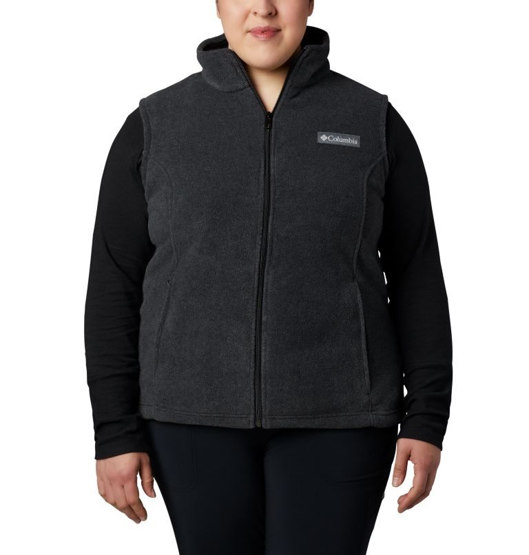 Women\'s Columbia Benton Springs Vest Black | Plus Size CA-H60LC